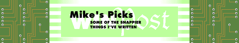 Mike's Picks