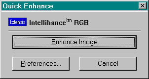 IntelliHance Quick Enhance box